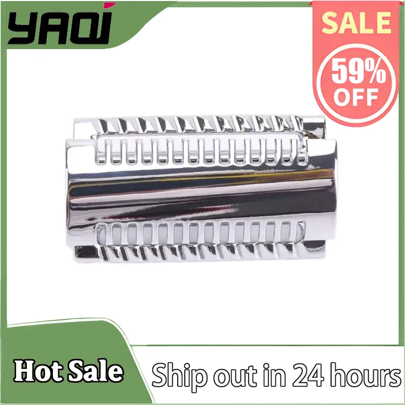 

YAQI Top Aggressive Chrome Color Double-edged Mens Slant Safety Razor Head