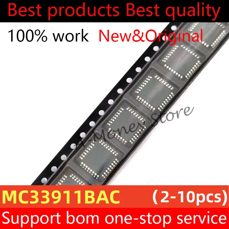 

(2-10pcs)SC33911BAC MC33911BAC QFP-32
