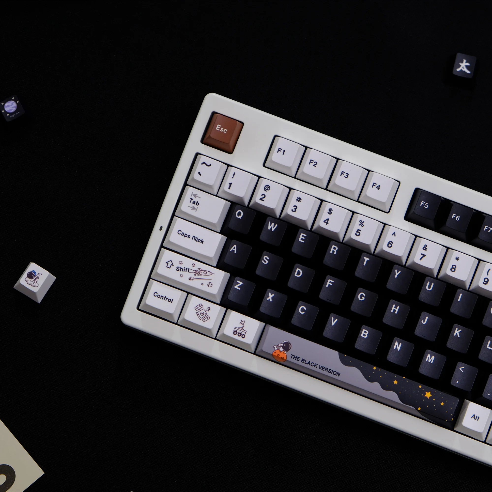 150 Keys Starry Sky Astronaut GMK Keycap Cherry Profile PBT Anime Keycaps for MX Switch Mechanical DIY ISO Layout Keyboard Cap