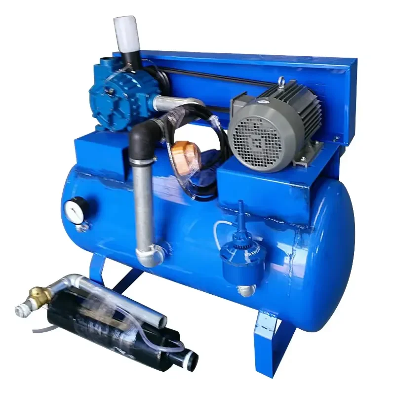 High Productivity Stainless Steel Milking Machine Spare Parts Vacuum Pump Set Core Motor Component 110V/220V/380V