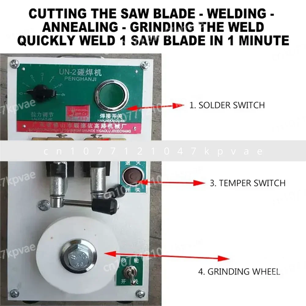 

Portable 2KW 220V Small Saw Blade Docking Welding Machine Saw Blade/band Saw Blade Welding Machine UN-2