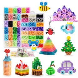 Ensemble de jouets mentaires oriels magiques faits à la main avec accessoires, fusibles d'eau, perles créatives, artisanat d'art de bricolage, jouets collants