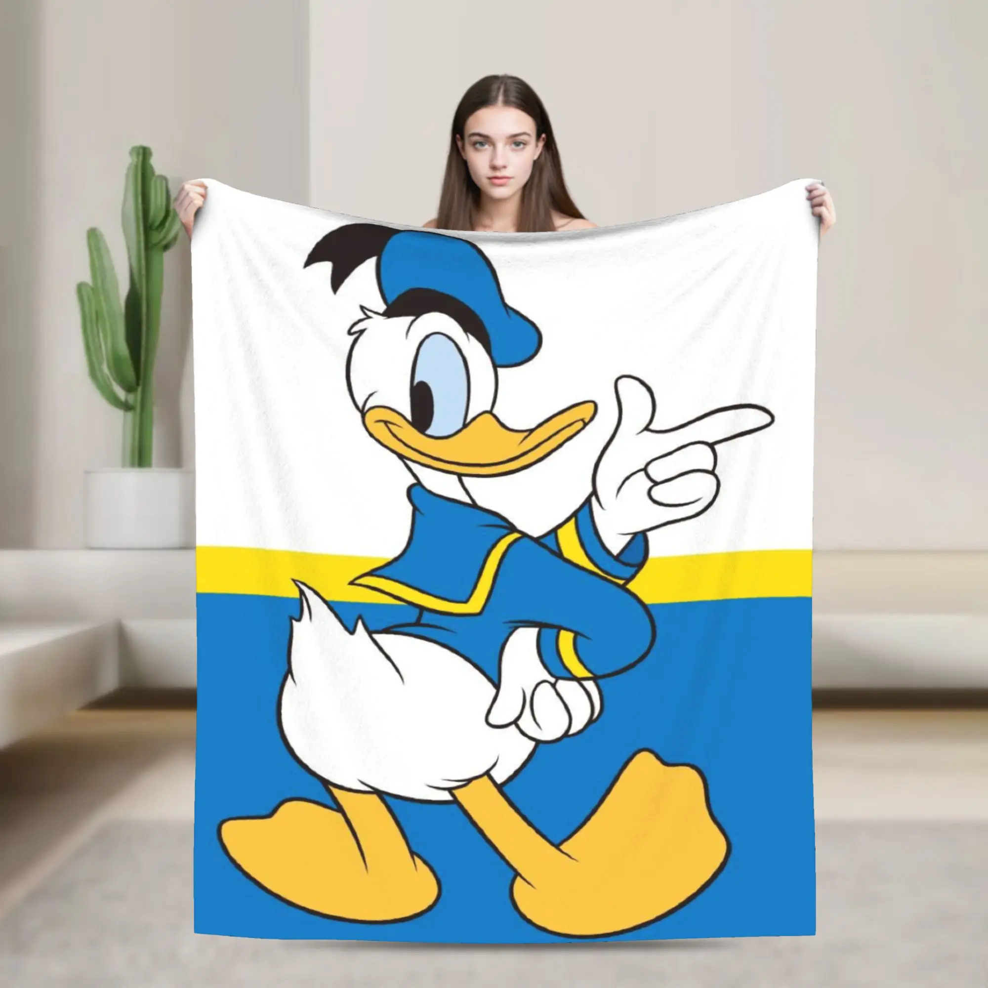 

Зимнее снежно-рождественское одеяло «Дональд Дак», уютные и легкие пледы разных размеров для дивана, дивана и кровати