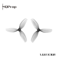2Pairs HQprop 1.6X1X3 40mm 1.6inch 3-Blade FPV Propeller 1mm Holes