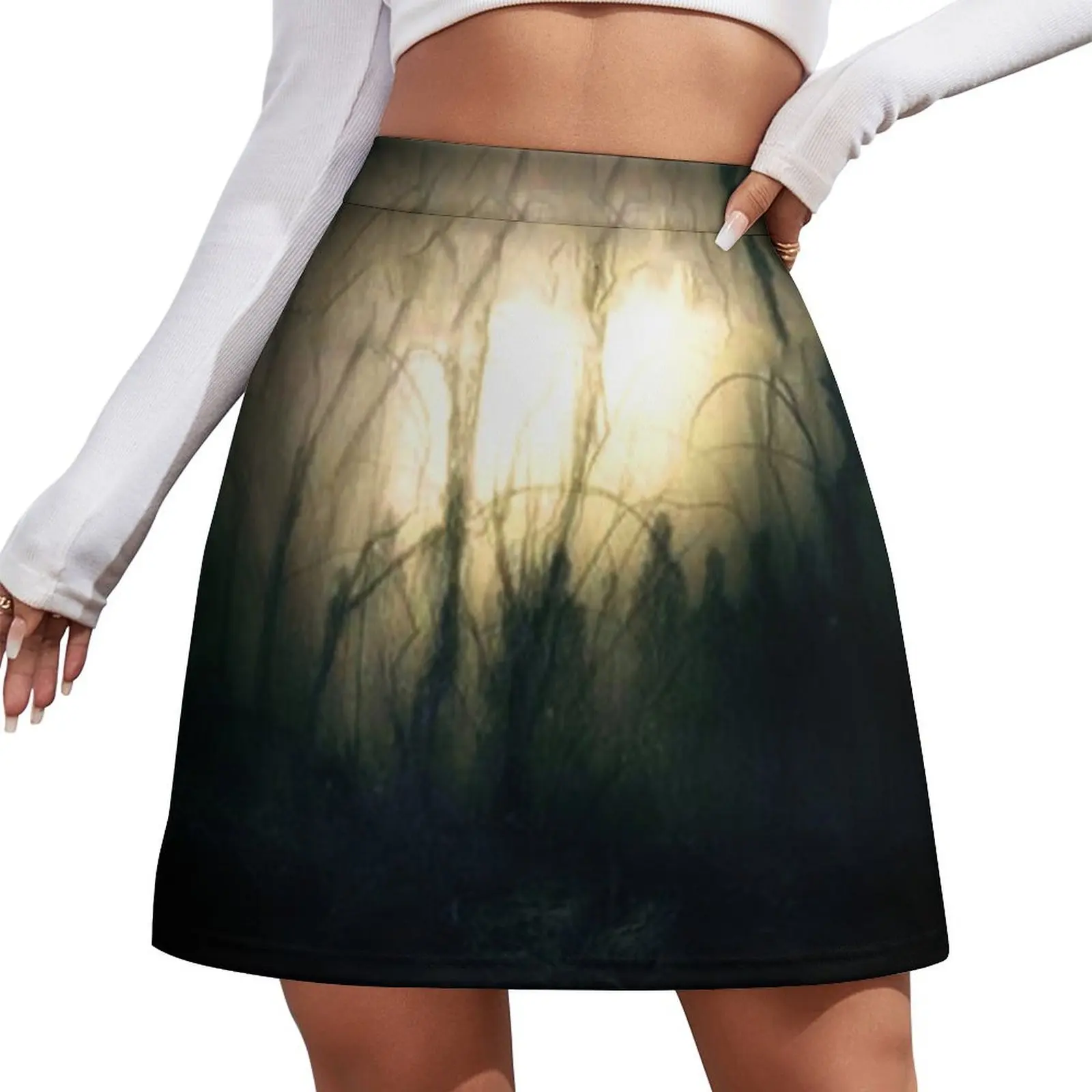 

Shadows of black waters Mini Skirt japanese kawaii clothes skirts for woman Woman skirt