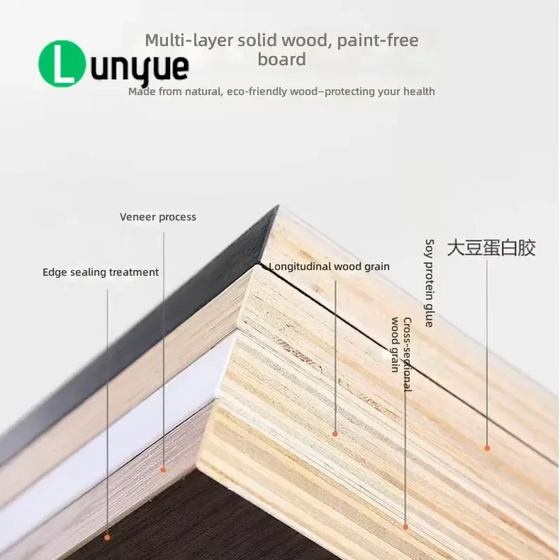 Modern Solid Wood Wall Mounted Bathroom Cabinet Single Basin Vanity For Hotel Engineering Project ODM Factory Direct Sale
