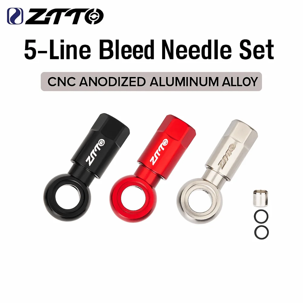 

ZTTO Bicycle Oil Pipe Insert Banjo Aluminum Alloy Olive Head Connector Bike Hydraulic Brake Banjo Fitting for BH90 SLX XT XTR