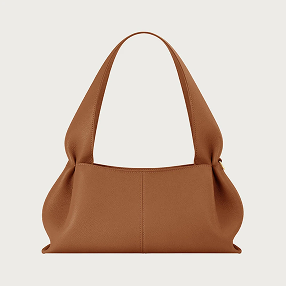Fashion Designer Bags for Women Handbags Lychee Pattern Shoulder Bag Luxury Soft Women's Bag Half Moon Cloud Bags Female Purses