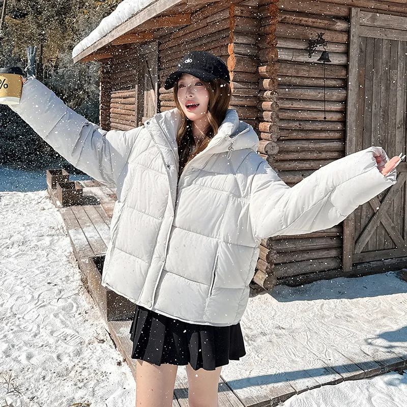 Nouveaux vêtements pour femmes à capuche Parker coton vêtements hiver chaud rembourré veste femme coréenne ample chaud vers le bas coton vestes marée