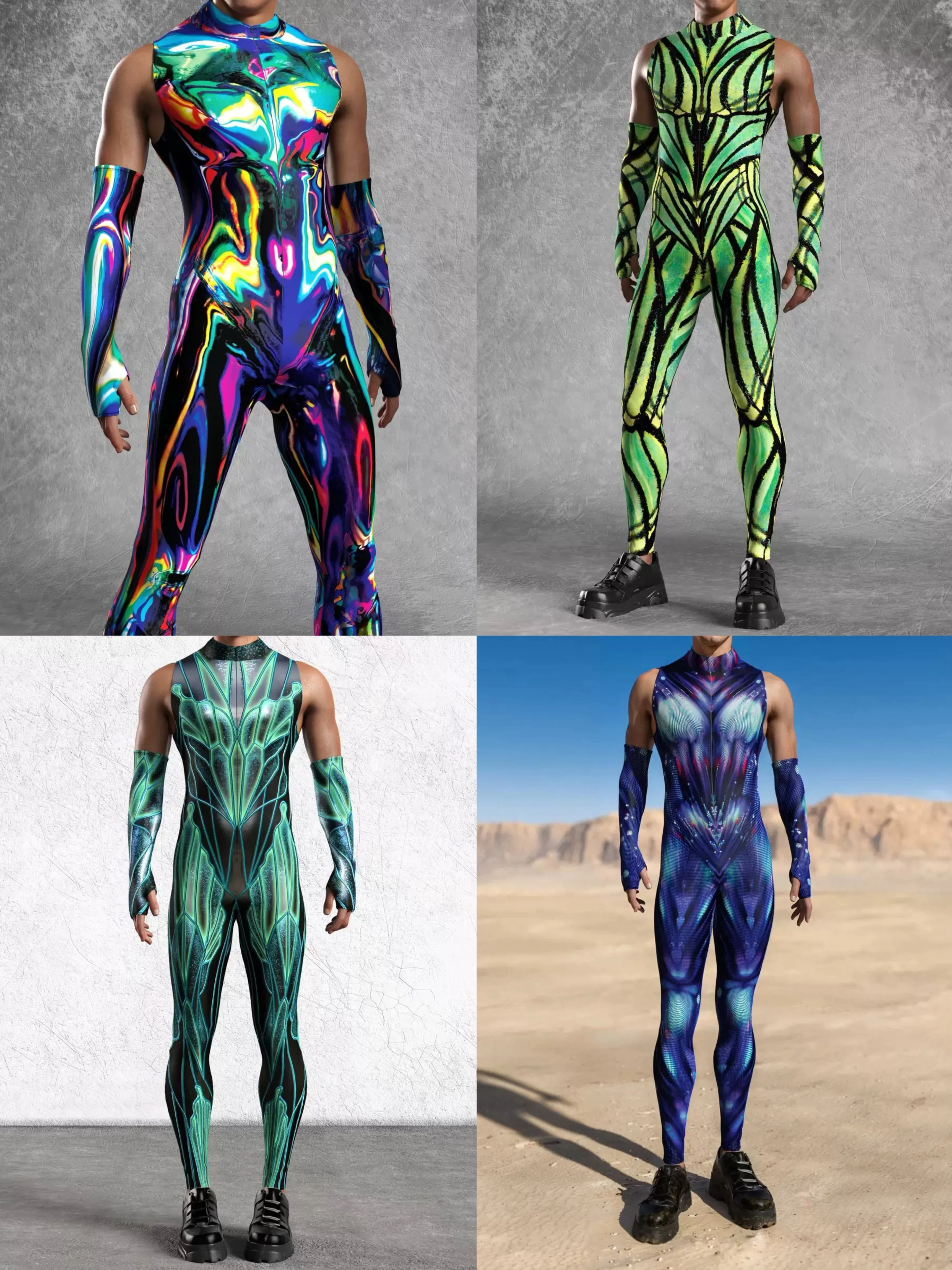 

Боди с 3D принтом, комбинезон в стиле киберпанк, Хэллоуин, карнавал, вечерние карнавальный костюм, эластичный узкий комбинезон, мужские комбинезоны Zentai