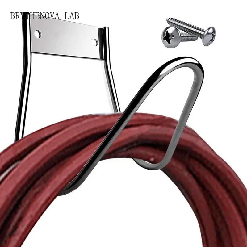 Hose Holder Garden Stainless Steel Water Hose Holder Wall Mount Duty Heavy Rust Proof Hanger for Water Air Hydraulic Ropes