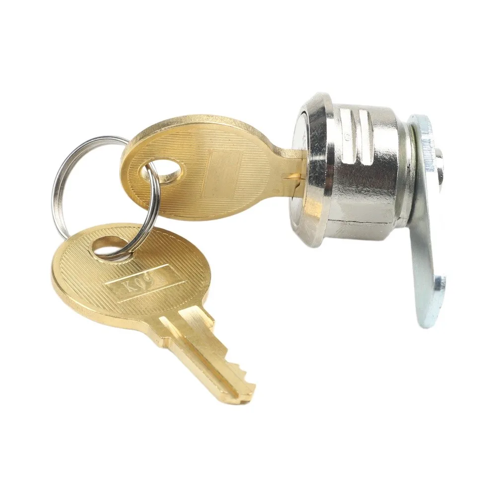 Zinc Alloy Drawer Lock With 2 Keys, Heavy-Duty Cash Register Mailbox Lock For Filing Cabinet Storage Locker