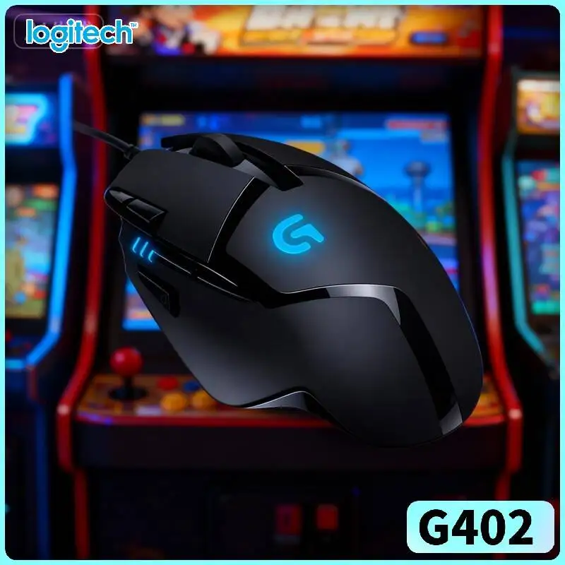 

Игровая мышь Logitech G402 Hyperion Fury проводная, оптический сенсор Delta Zero, частота опроса 1 мс, противоскользящая, для ПК