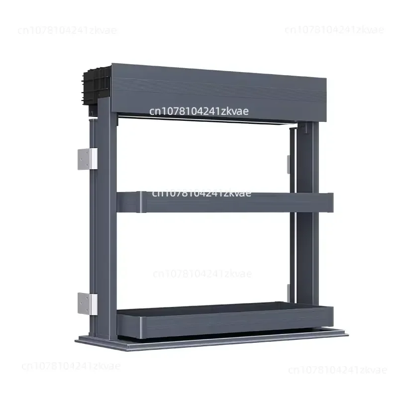 Home Living Room Kitchen Closet Accessories Smart Electric Lifting Cabinet Kitchenware Basket Storage