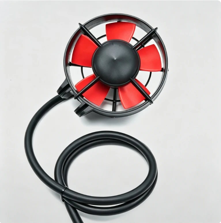 12-24V 1280W Underwater Thruster, 23.1lbs/25.4lbs Thrust Brushless Motor With Base and Connect,For Underwater Robot,Kayaks,Boats