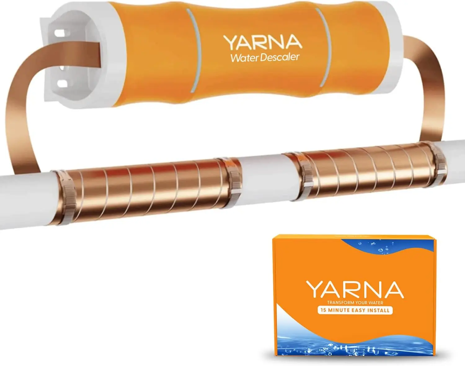 

Capacitive Electronic Water Descaler Whole House Solution No Salt Softener System Reduces Limescale Effects and Mineral