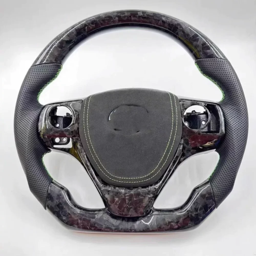 Suitable for six generation seven Kay Camry steering wheel Highlanda Corolla Asia Dragon Crown RAV4 carbon fiber modification