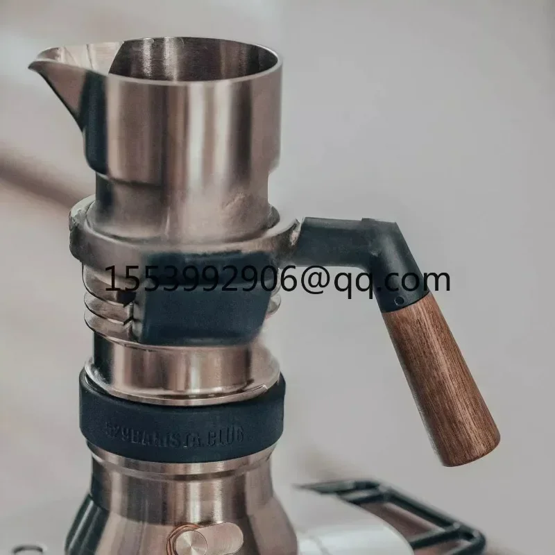 coffee machine is compatible with multiple specifications of walnut wood handles