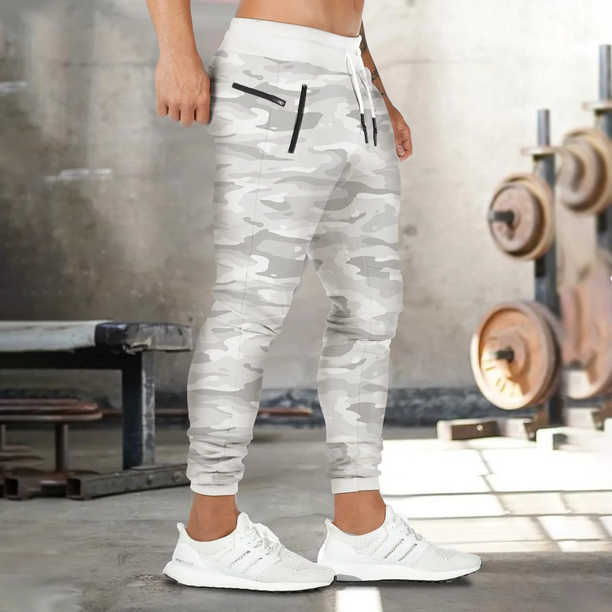 Calça de ginástica masculina casual de moletom, calça cargo, streetwear masculino, calça esportiva de ginástica, 2022