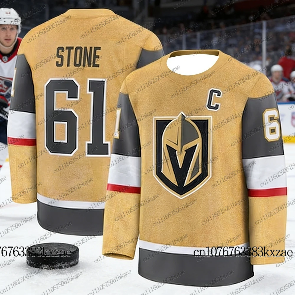 Autumn Winter Hockey Jerseys For Men Vegas Golden Knights Hockey Jerseys Casual Sports Hockey Jersey Parent Child Hockey Jerseys