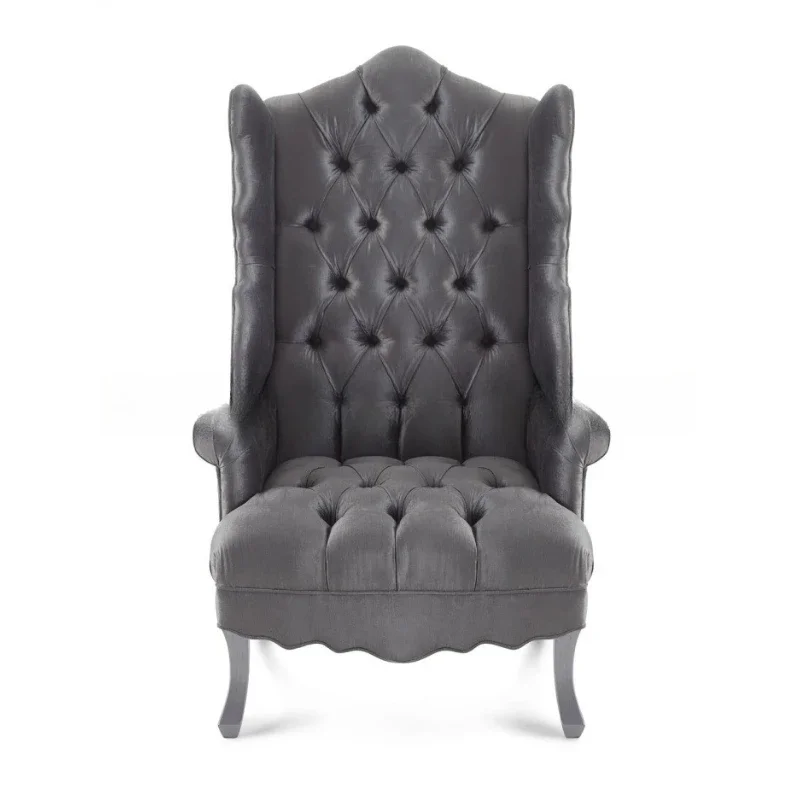 Canapé simple américain, meubles de salon, boucle en tissu, sac souple, chaise, balcon, dossier décontracté