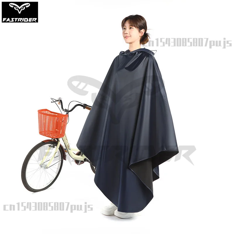 Bicycle Poncho Oxford Cloth Raincoat for Single Person Electric Bicycle Rainstorm Proof Adult Bicycle Raincoat for Men Women