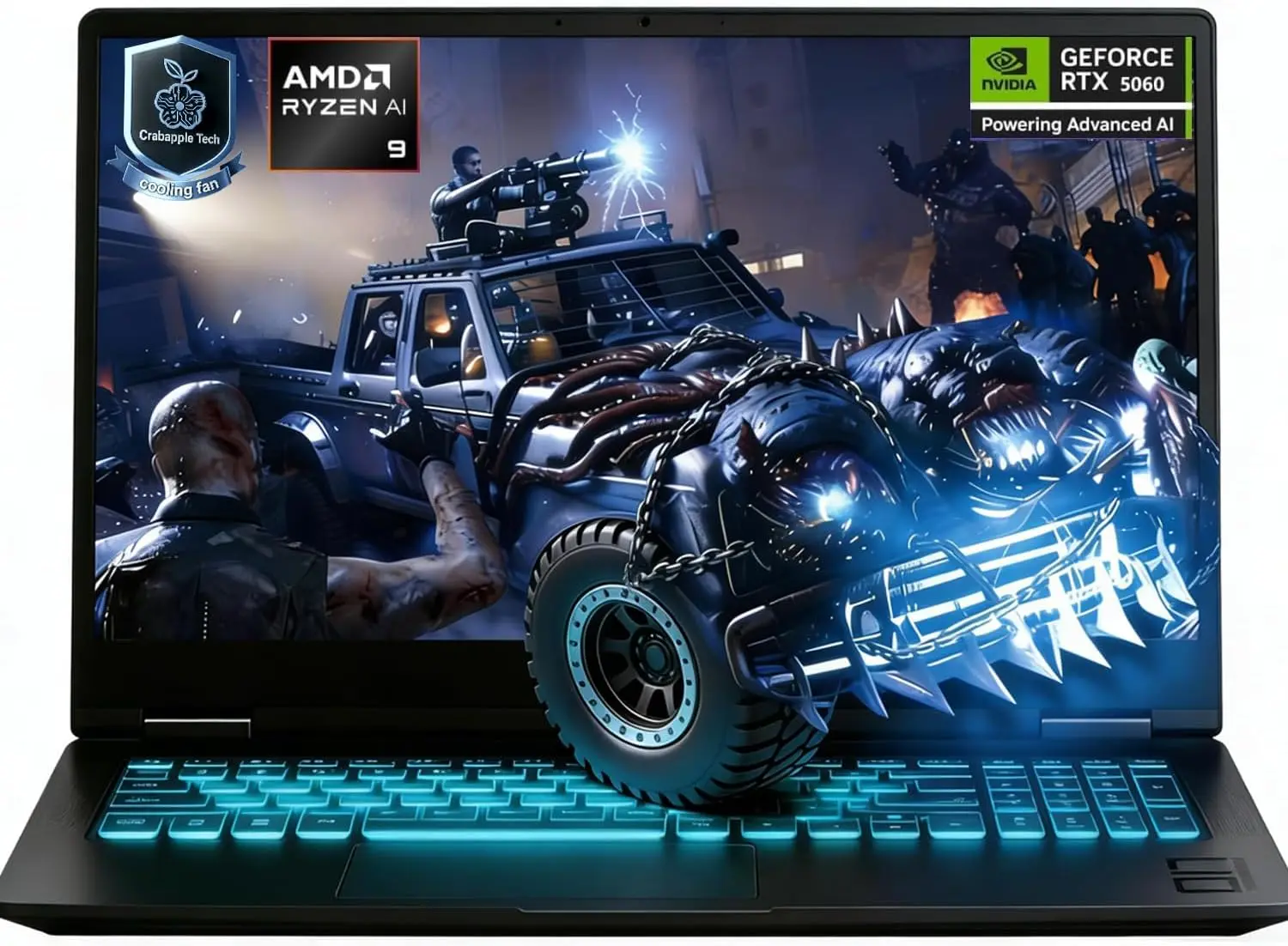 

Игровой ноутбук HP OMEN с дисплеем FHD 144 Гц, процессором AMD Ryzen AI 9 365, видеокартой GeForce RTX 5060, 64 ГБ DDR5 + 4 ТБ SSD, двойными динамиками HyperX