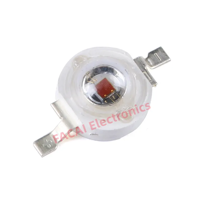 2Pcs/lot 3W 5W 850nm 940nm High Power Infrared LED Emitter CCTV Camera IR Diode for Security Black LEDs