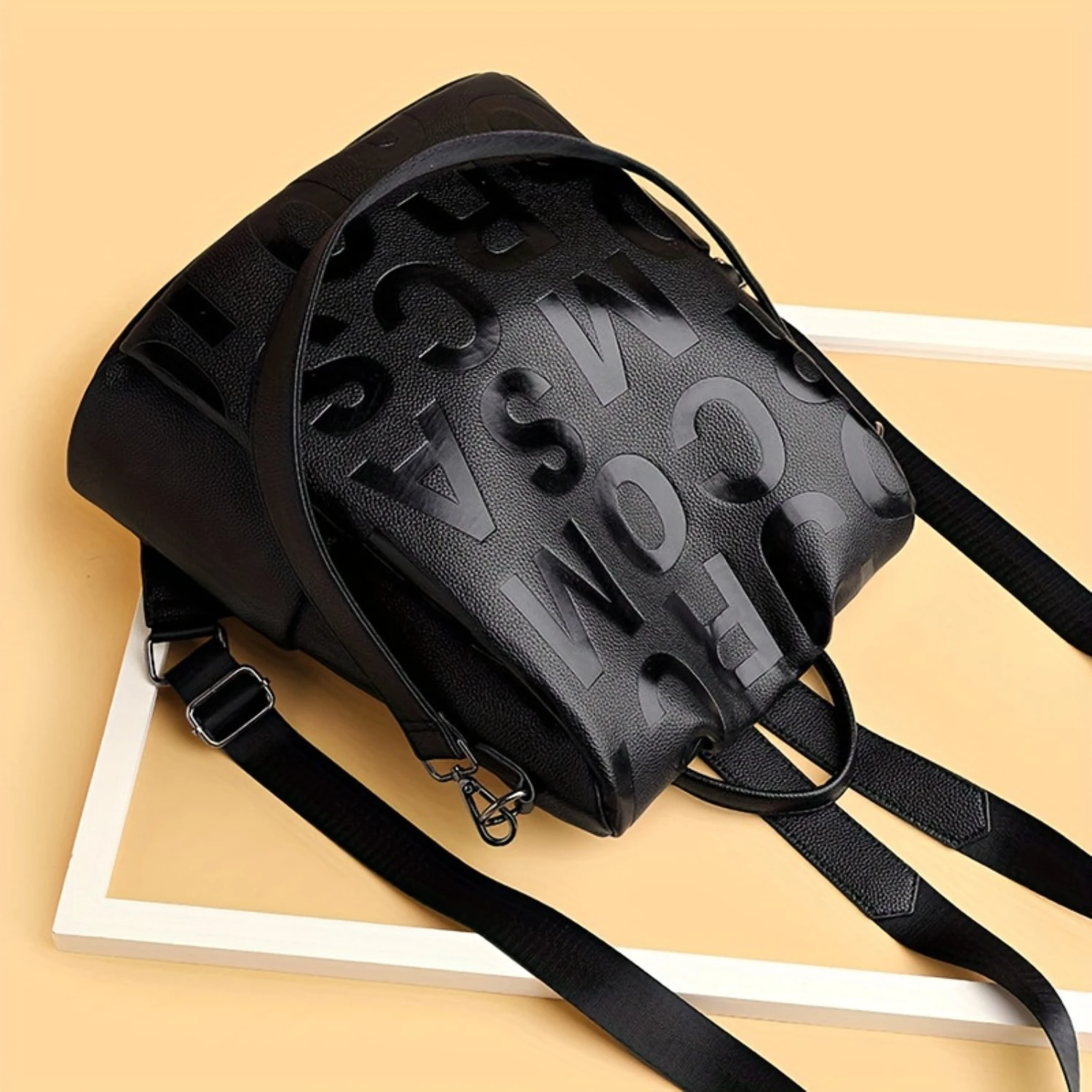 

Stylish Anti-Theft PU Leather Backpack Purse for Travel & School