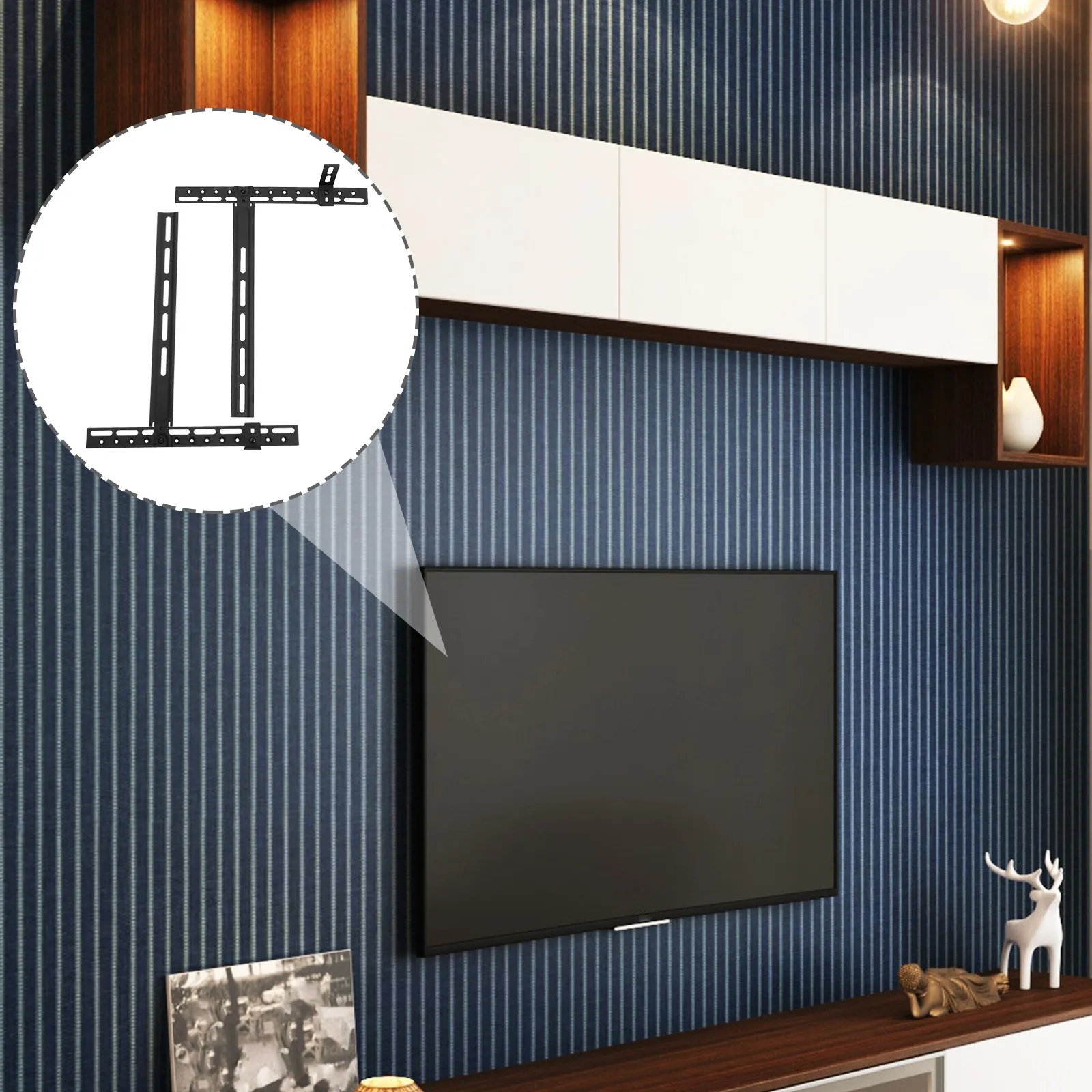 

1Set Universal Speaker Mount Bracket Heavy Duty Metal Construction Simple Design Easy to Install for TV Stand Speaker Support