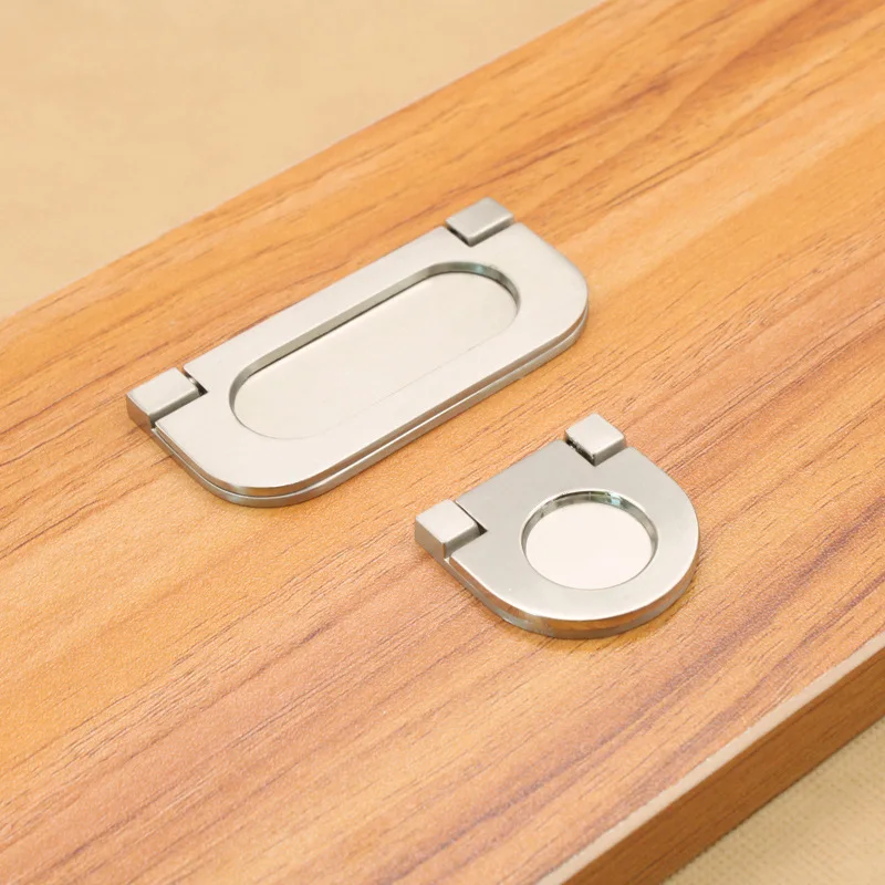 European-style simple cabinet, shoe cabinet handle, high-end wardrobe door, hidden zinc alloy drawer pull