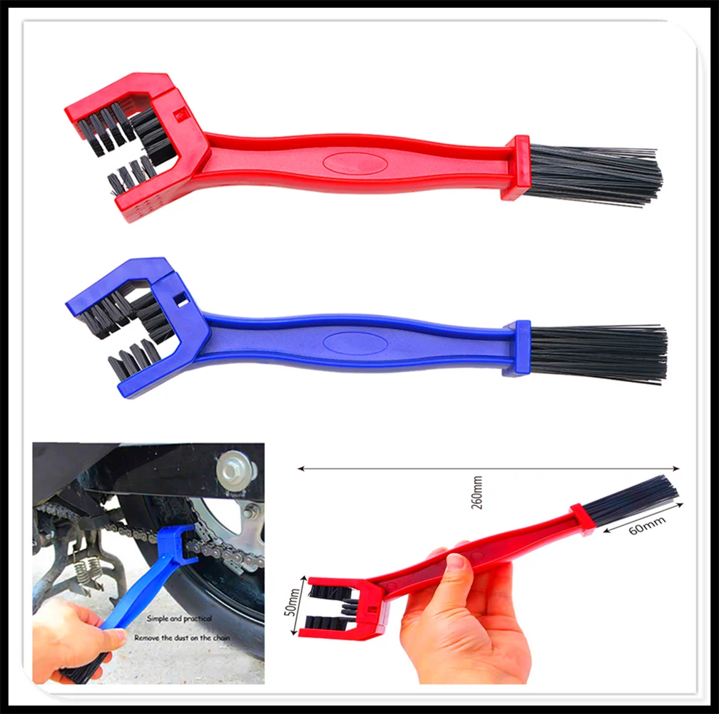 new 2018  Bike Grunge Gear Chain Brush Cleaner Scrubber Tool for Kawasaki NINJA 650R ER6F ER6N VERSYS W800 SE Z750S