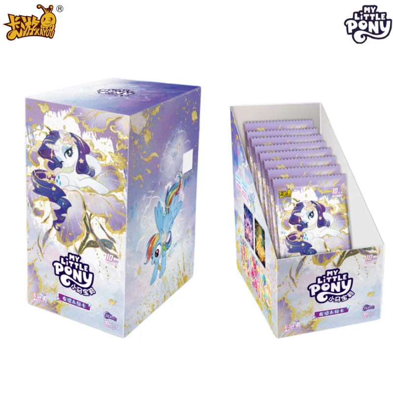 KAYOU Nieuwe My Little Pony Friendship Forever-kaart Rainbow Pack-uitgave 5-verzamelkaart Anime Merchandise Kindercadeau