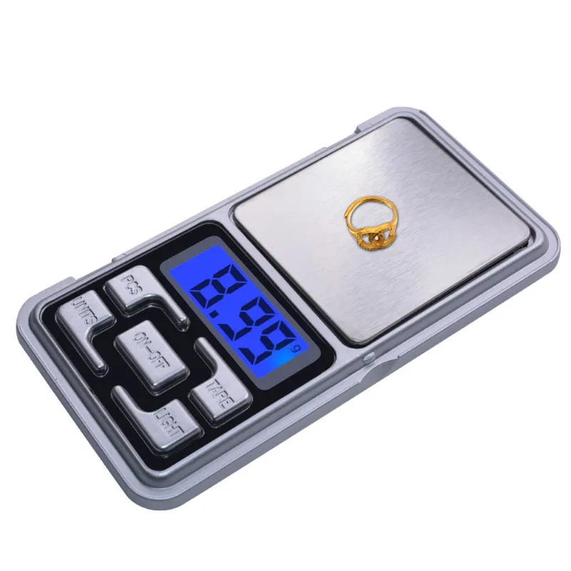 

Electronic Scales Mini 200G 0.01G LCD Gram Digital Pocket Jewelry Kitchen Scale