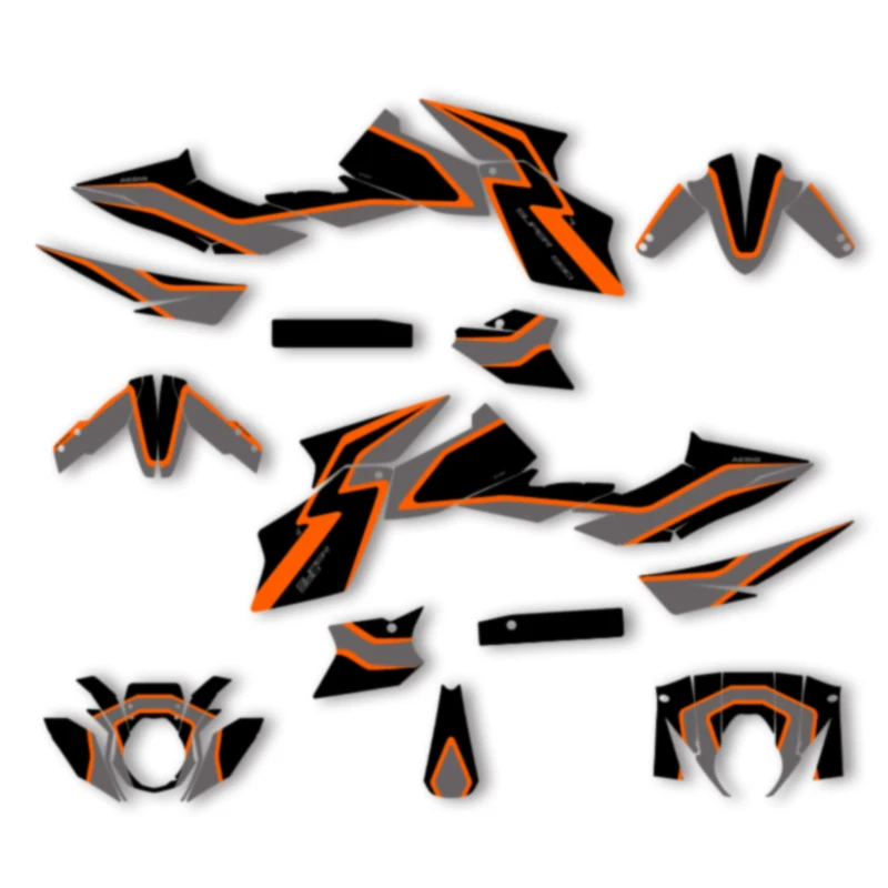 

SPACE Custom Motorcycle Graphics For KTM 2005-2016 SUPER DUKE 990 2007-2013 DUKE 990R Decal Stickers Kits 002