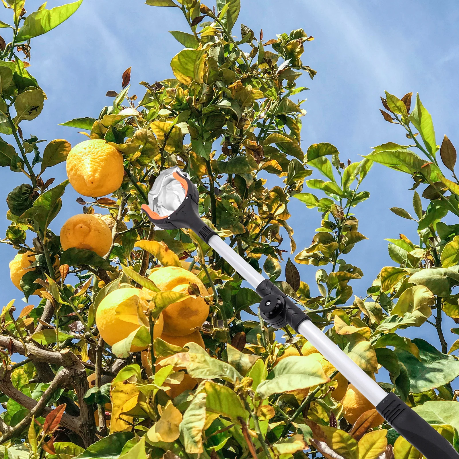 

Foldable Garbage Clamp Household Trash Picker Aluminum Alloy Grabber Tool Easy Pickup for Outdoor Lawn and