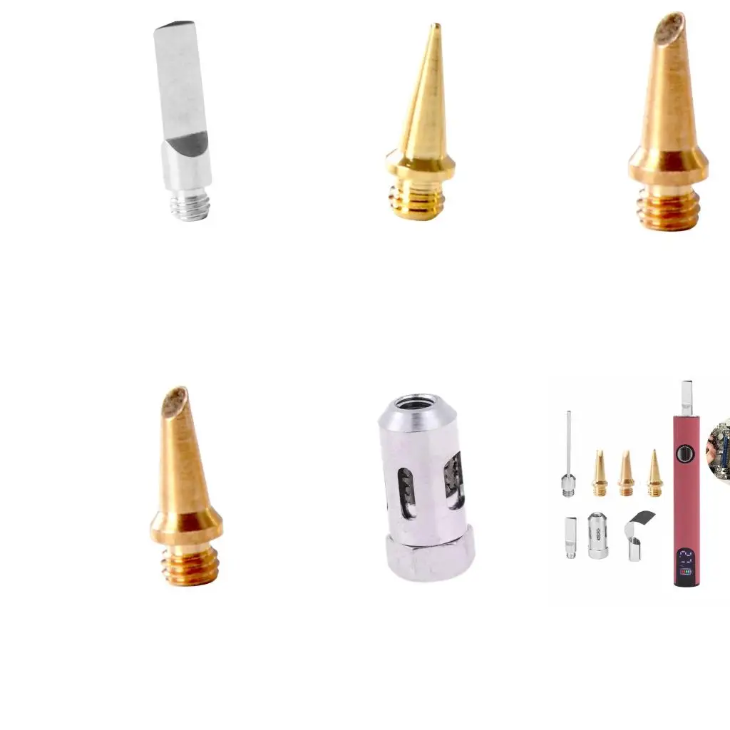 

Efficient Heat Transfer Soldering Iron Tip Soldering Iron Head Perfect For Detailed Soldering &Crafting Enthusiasts 601C