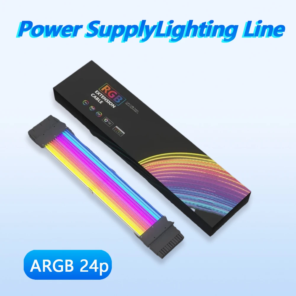 argb-ledライトストリップ-atx-24pin-8pin-マザーボード電源延長ケーブル-aura-sync-電源-ledストリップライト-diyキット-冷却