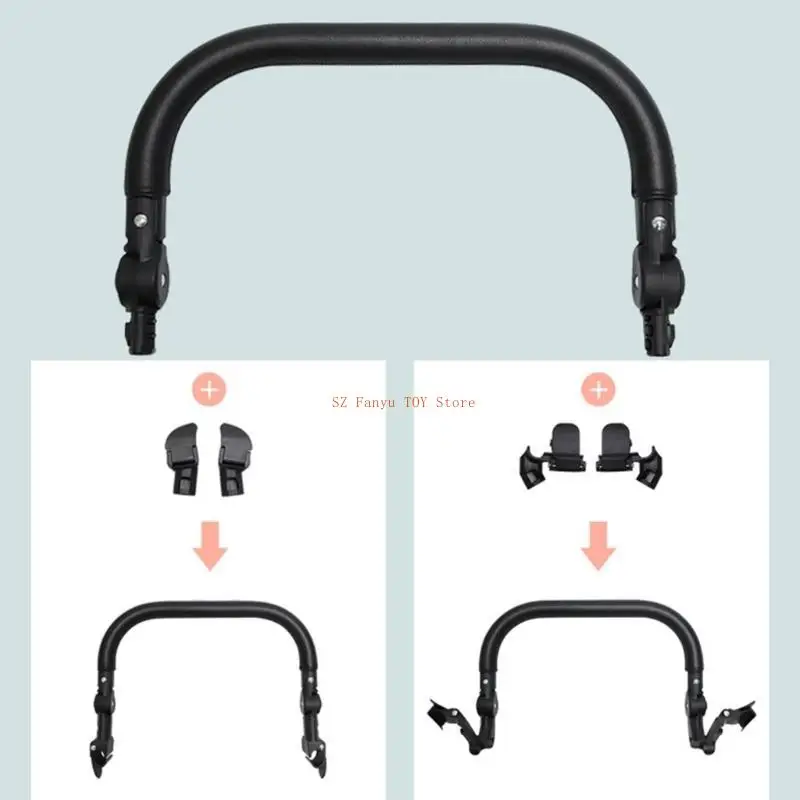 Barra flexible 96GC barra legrest para mayoría los accesorios cochecito cochecitos para bebés