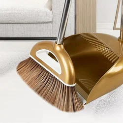 Practical Broom Suit Broom And Dustpan Set Soft Hair Multifunction With Long Handle Household Dustless Dustpan Cleaning Set