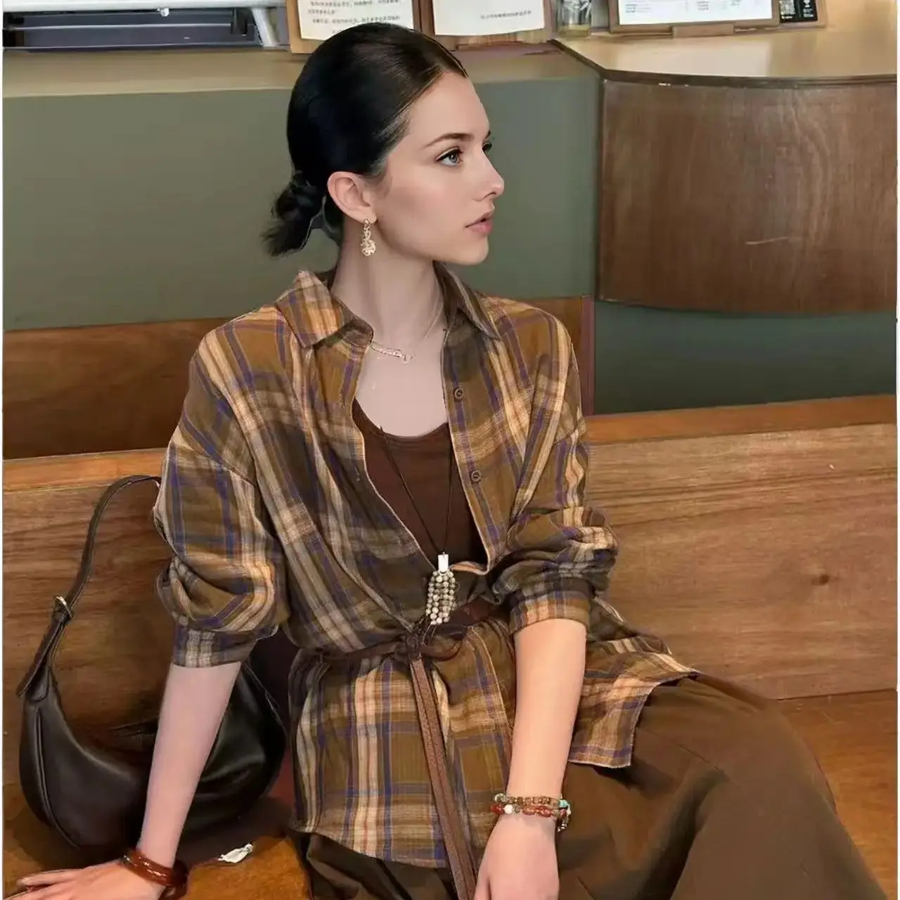 Cinturón de mujer elegante y a la moda: cinturón de cuerda con diseño tejido de varios colores, cinturón multifuncional lujoso atado, anuncio