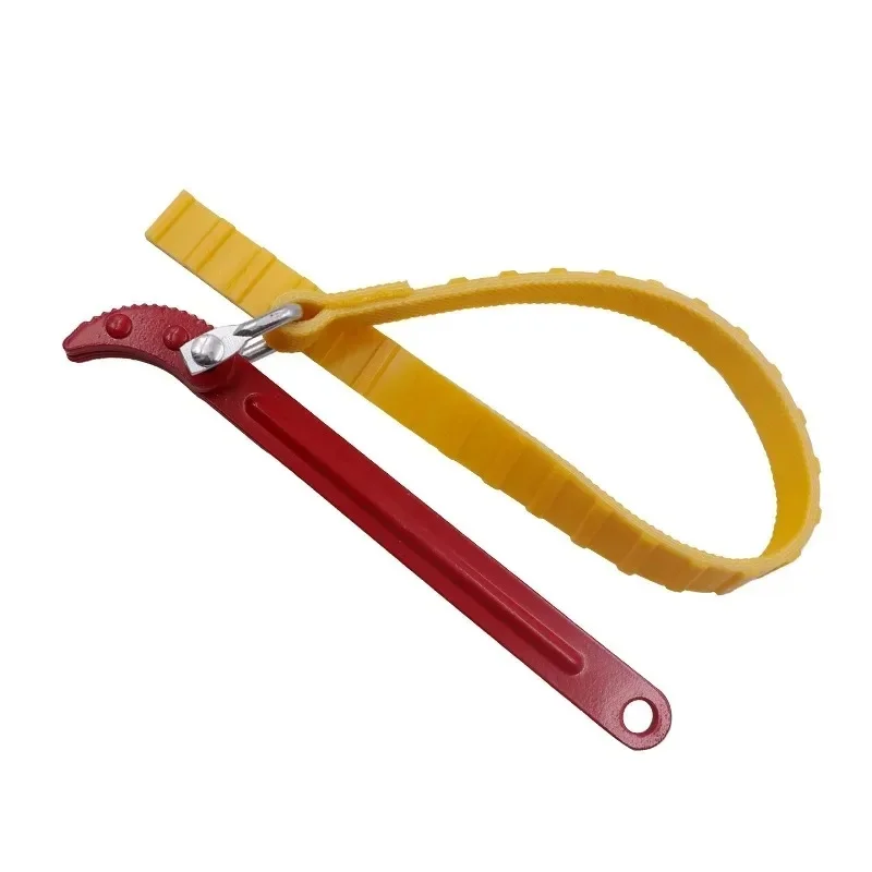 

1pc Adjustable Strap Spanner Wrench Belt Oil Filter Puller Removal Tool Locking Adjustable Wrench Disassembly Strap Opener Tool