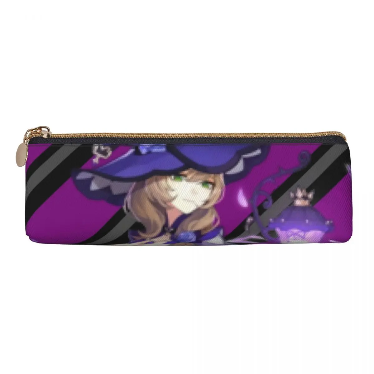 Genshin Print Pencil Case Lisa Wish Print Girls Boys Retro Pencil Box Custom DIY Back To School Pencil Cases Supplies Gift