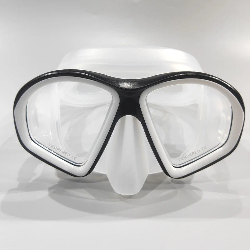 Professionelle Tauchermaske Schnorchelanzug für Erwachsene Silikon-Silikonskirt Taucherbrille Tauchermaske – Detail 14