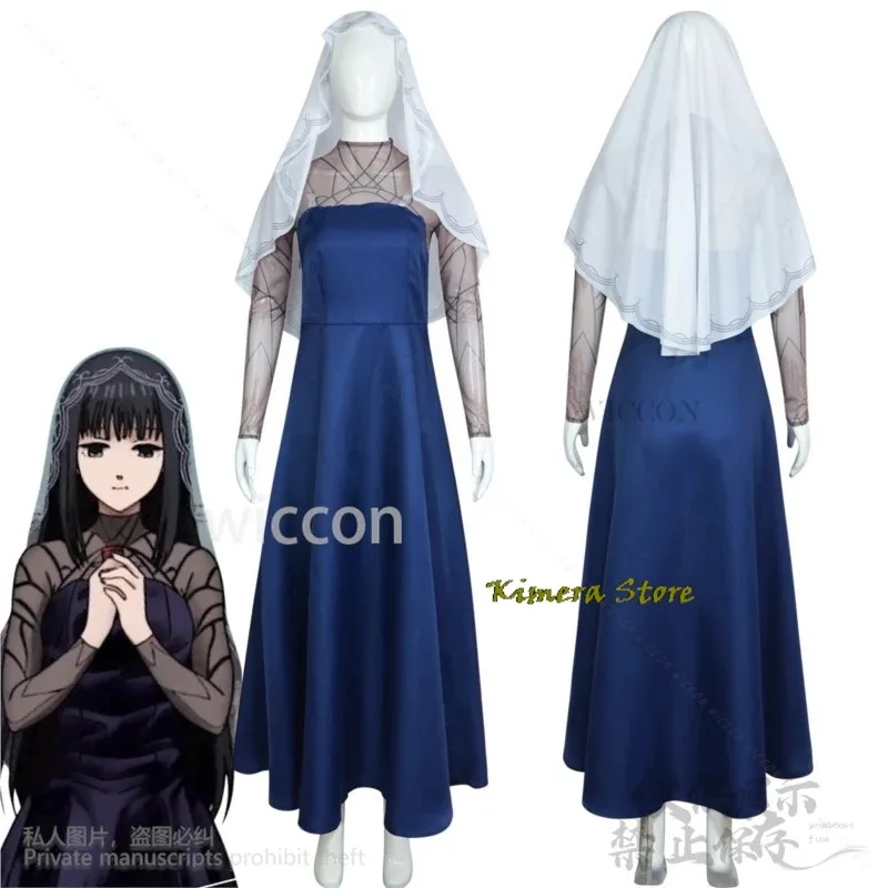 

NewNew Anime SAKAMOTO DAYS Cosplay Osaragi Costume Dress Wedding Wear Lolita Long Black Wigs For Halloween Christmas Customized2