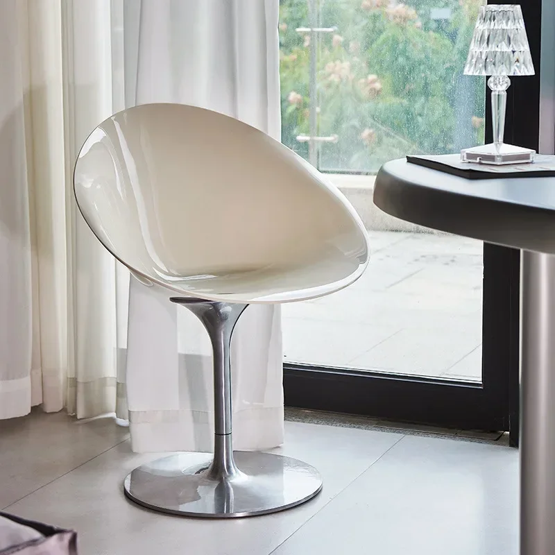 Acrylic chair ins, net celebrity eros chair, creative casual swivel chair, Nordic coffee shop transparent dining chair