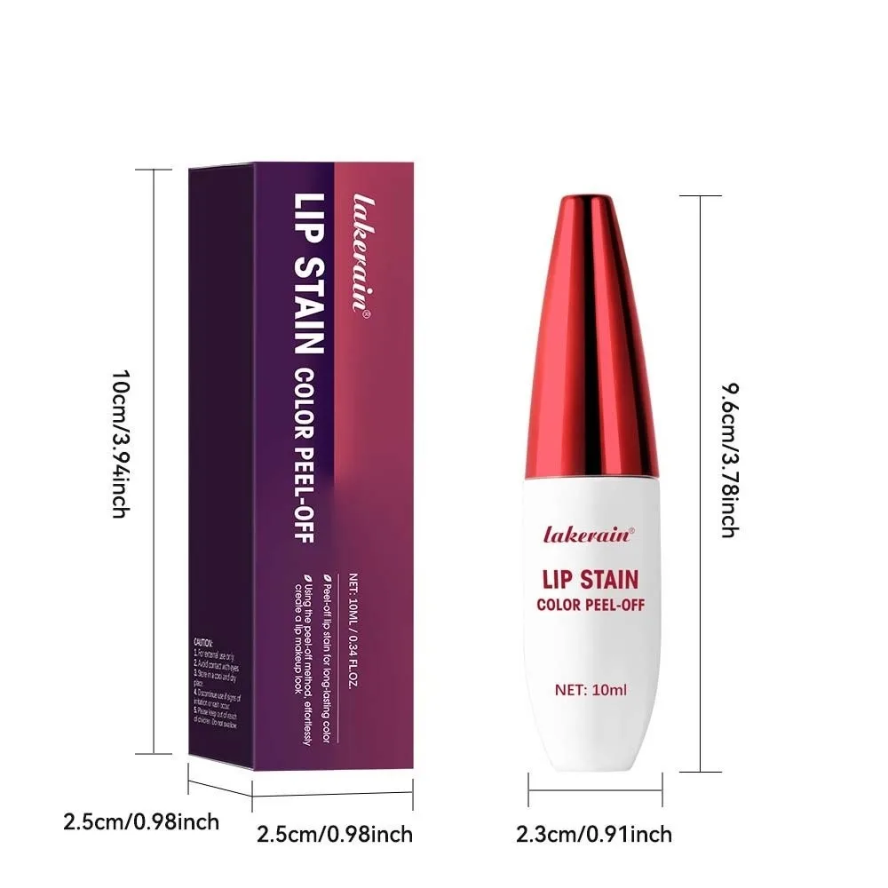 2 pezzi di rossetti lucidalabbra staccabili a lunga durata trucco smalto per labbra set 10 ml fragranza di frutta opaca macchia per labbra negozio di trucchi