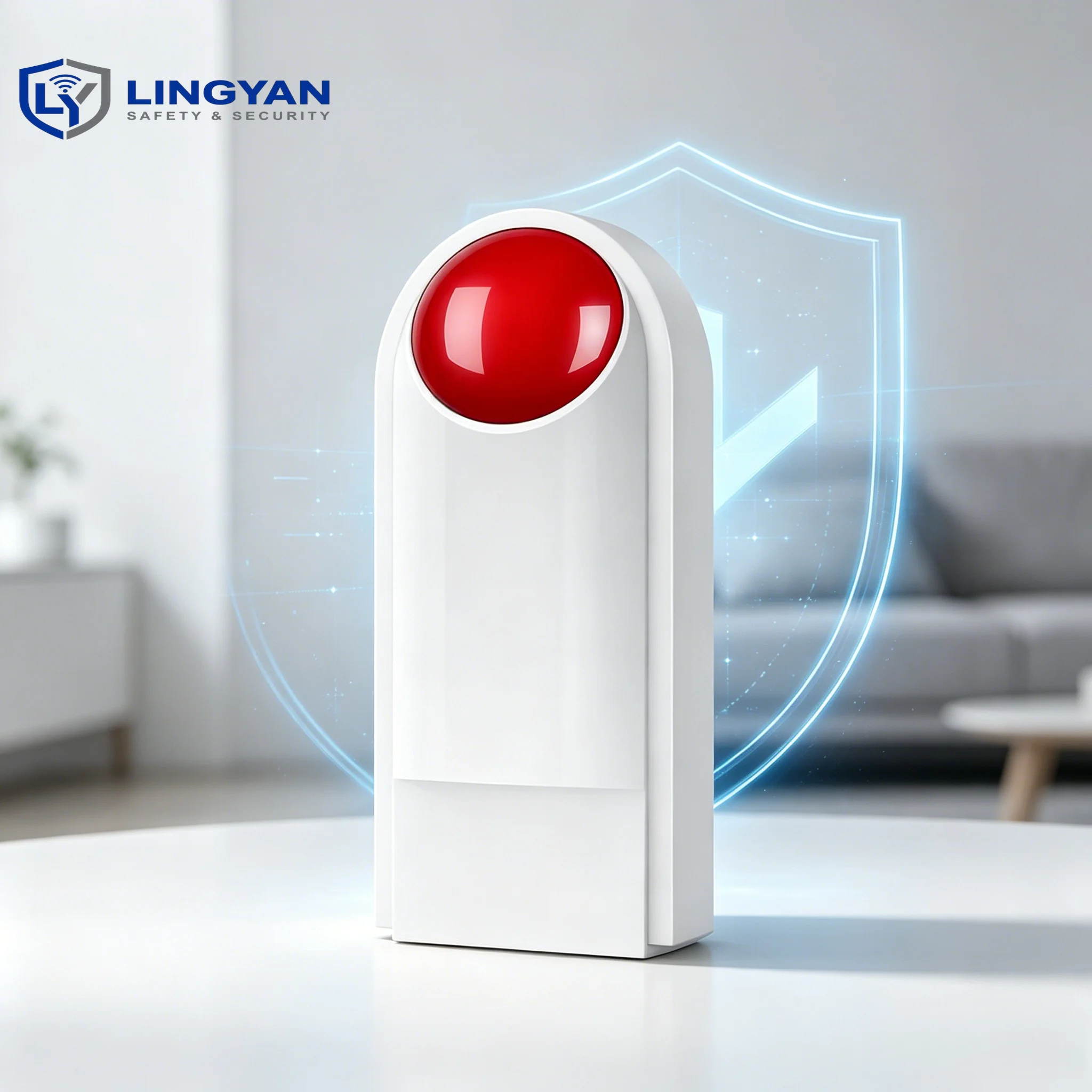 Emergency Call Alarm, wireless sound light reminder, dedicated button for disabled toilet and nursing home application