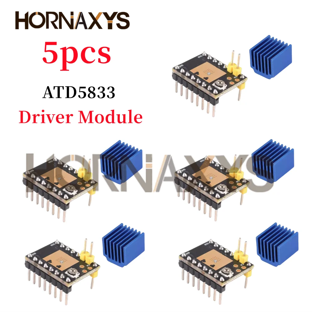 5pcs/ 3D printer accessories stepper motor ultra quiet drive module TMC2209 TMC2208 ATD5833