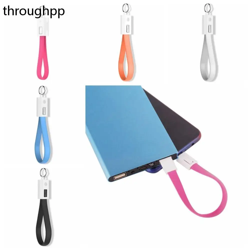 

1 Keychain Lanyard Design Portable PC Charging Cable 20cm Fast Charging Wire USB C Data Phone Accessories